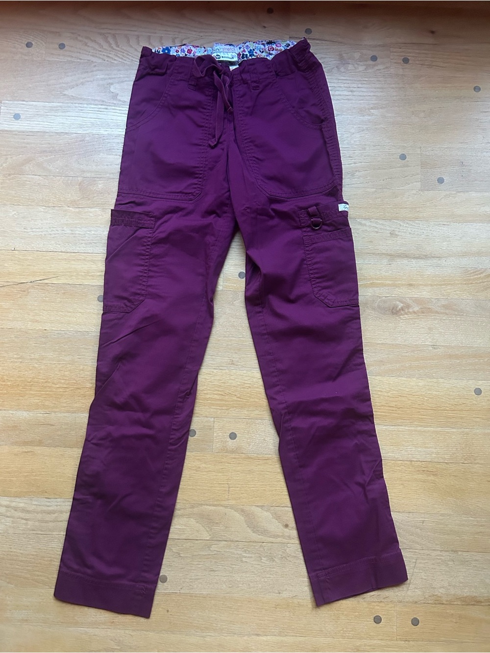 koi Wine Cargo Jogger Pants - Plum